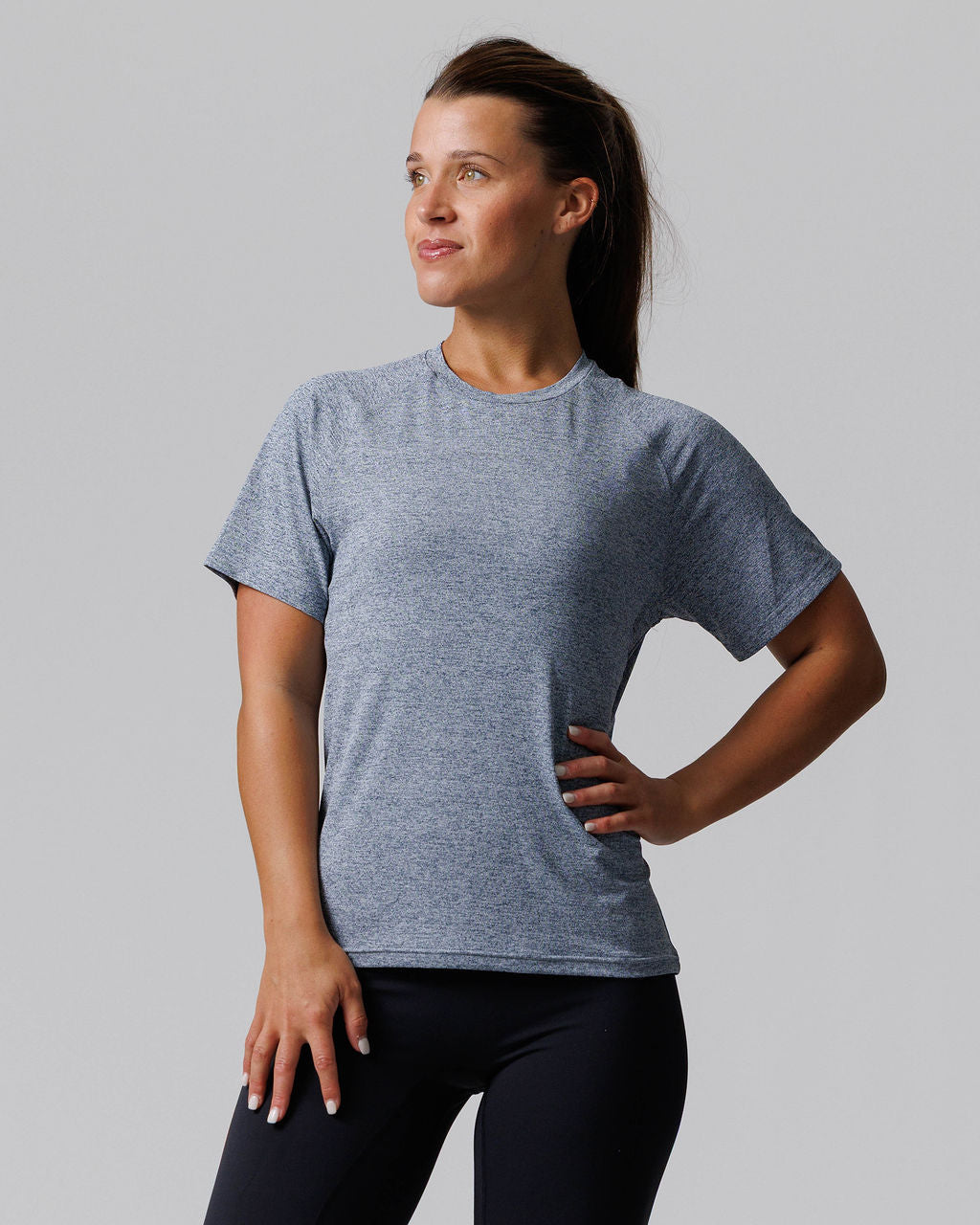 Women's Aion-Lite™ Relaxed Tee - Midnight Navy Marl